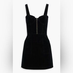 Alice + Olivia Black Bustier Dress